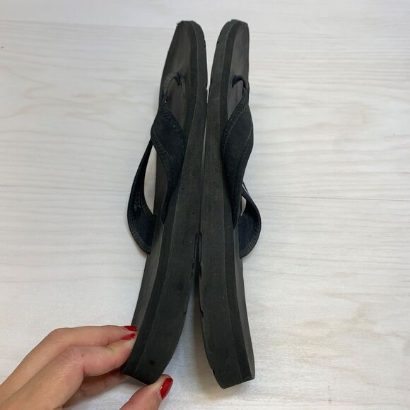 Nike Celso Black Women's Flip-Flop Sandals Size 9 - Picture 3 of 8